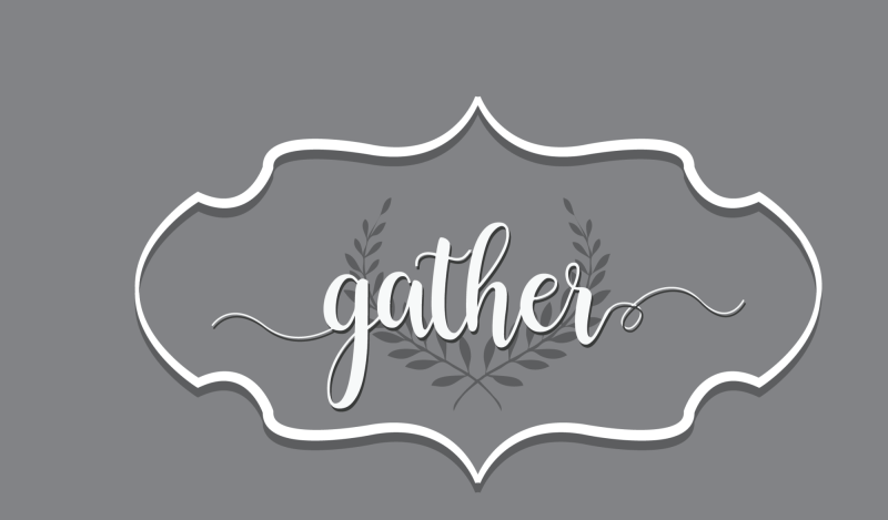 "Gather" Graphic for Print