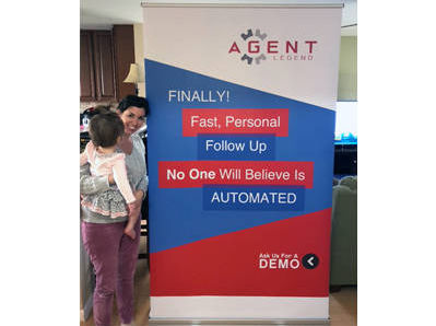 Agent Legend tradeshow banner