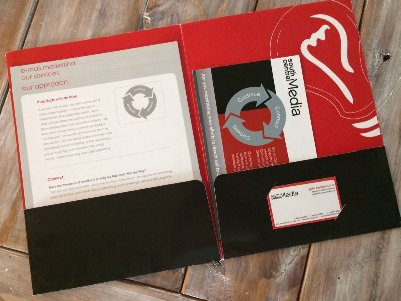 Pocket Folder W/ Sales Sheets